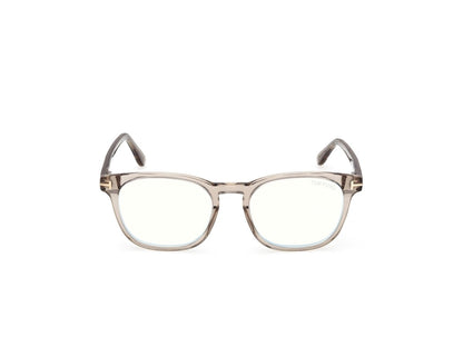 Shiny Light Brown Male Eyeglasses Tom Ford 889214602749