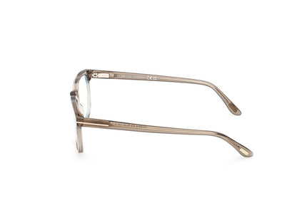 Shiny Light Brown Male Eyeglasses Tom Ford 889214602749