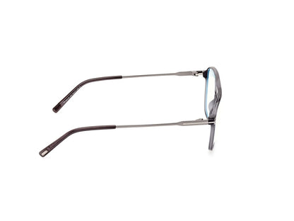 Tom Ford FT5874-B Grey Striped / Shiny Dark Ruthenium 889214415738
