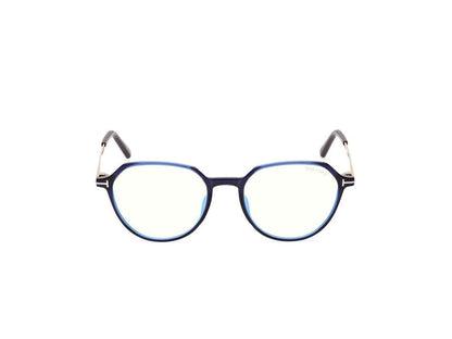 Shiny Blue Male Glasses Tom Ford 889214415806