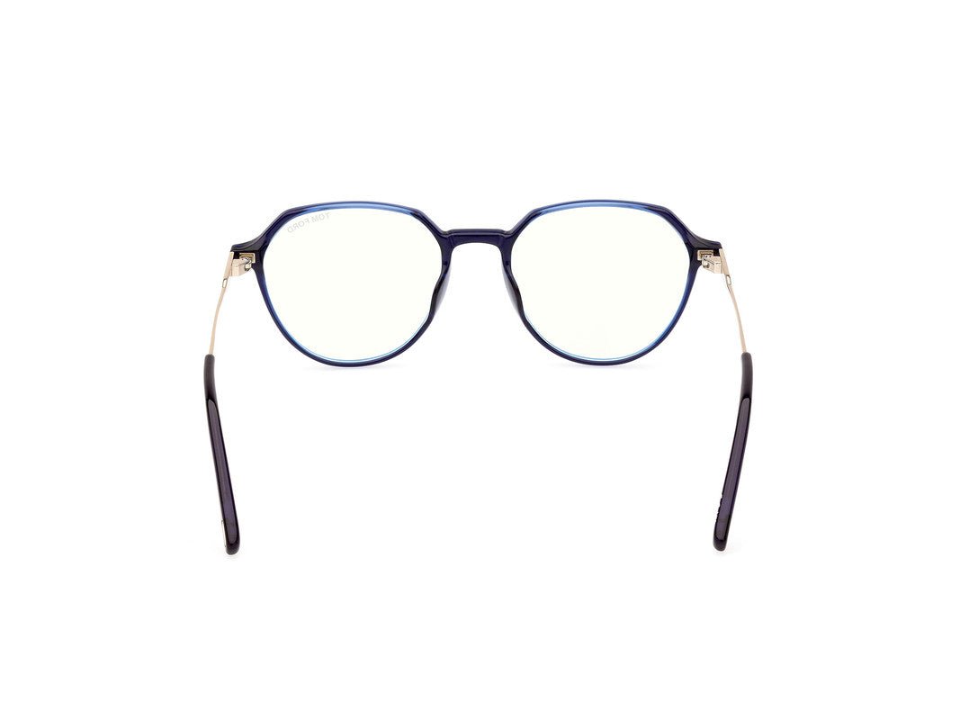 Shiny Blue Male Glasses Tom Ford 889214415806