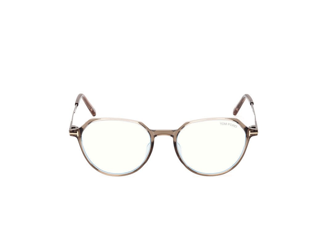 Shiny Light Brown Male Glasses Tom Ford 889214415783