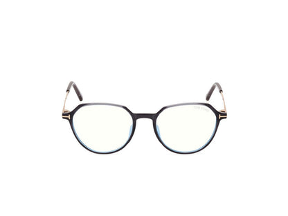 Shiny Grey Male Glasses Tom Ford 889214415776