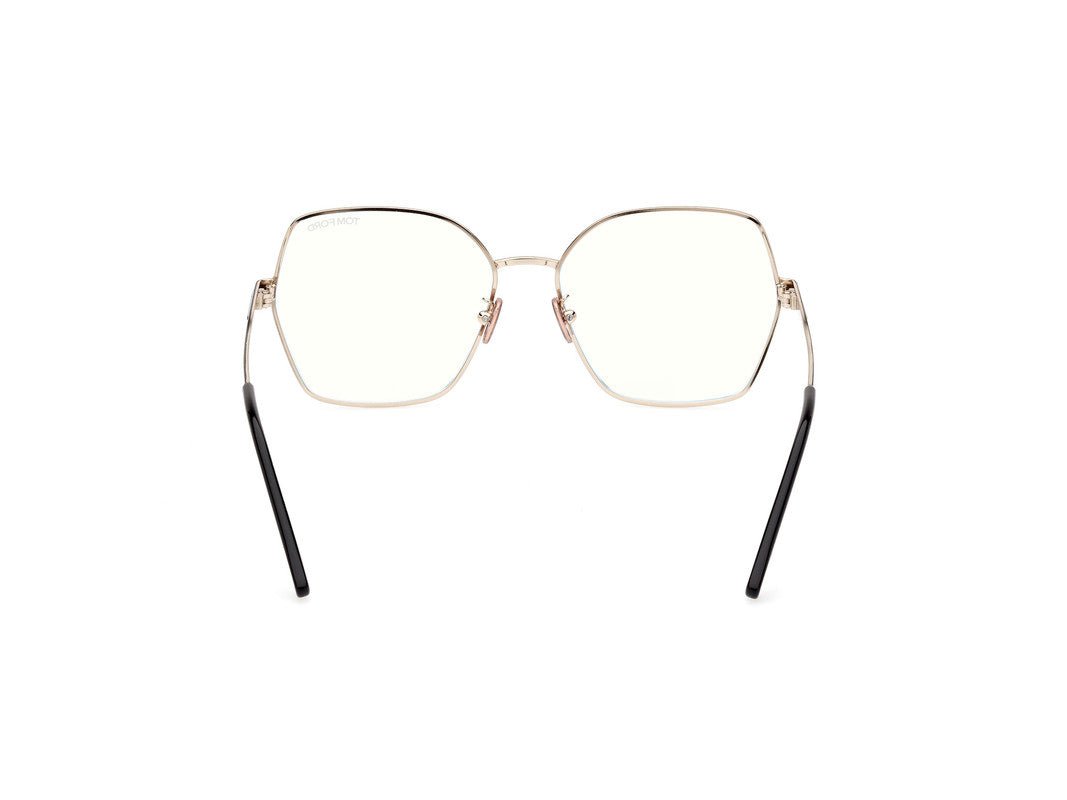 Shiny Pale Gold Female Glasses Tom Ford 889214415837