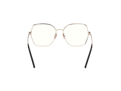 Shiny Pale Gold Female Glasses Tom Ford 889214415837