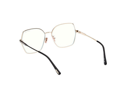 Shiny Pale Gold Female Glasses Tom Ford 889214415837