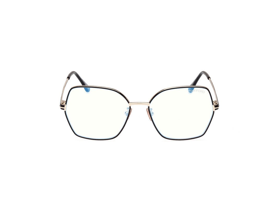 Shiny Pale Gold Female Glasses Tom Ford 889214415837