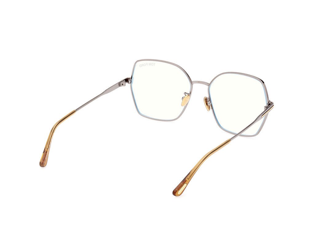 Shiny Light Ruthenium Female Glasses Tom Ford 889214415813