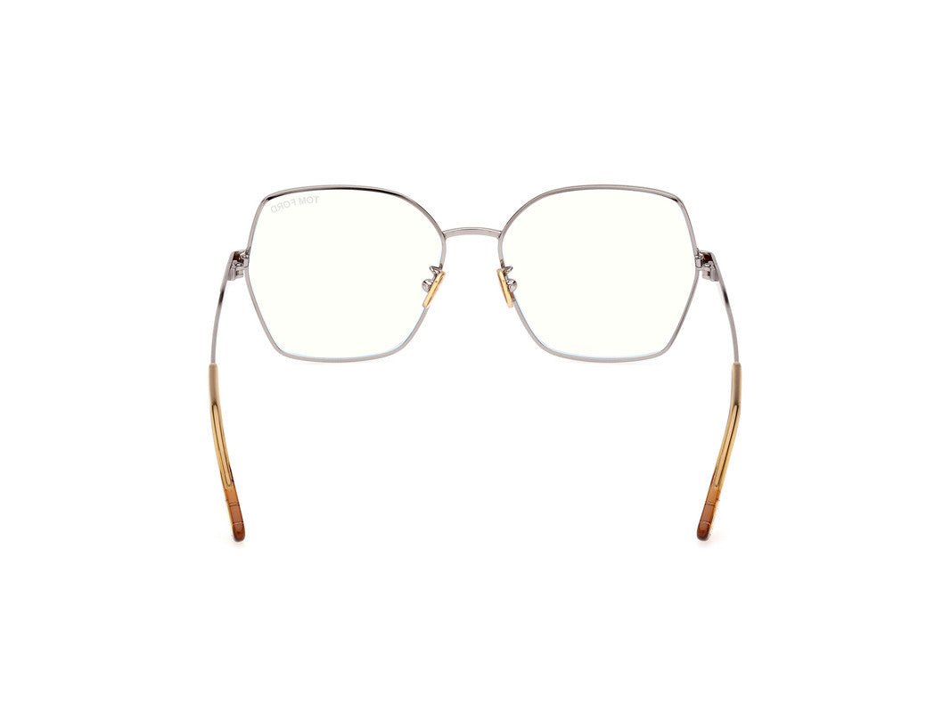 Shiny Light Ruthenium Female Glasses Tom Ford 889214415813