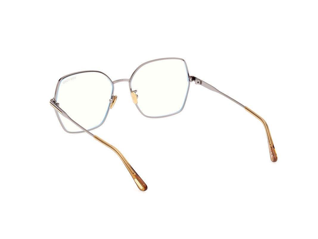 Shiny Light Ruthenium Female Glasses Tom Ford 889214415813