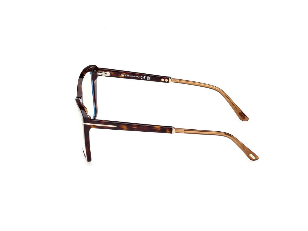 Dark Havana Female Glasses Tom Ford 889214419057