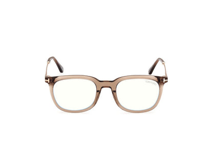 Shiny Light Brown Male Glasses Tom Ford 889214443595