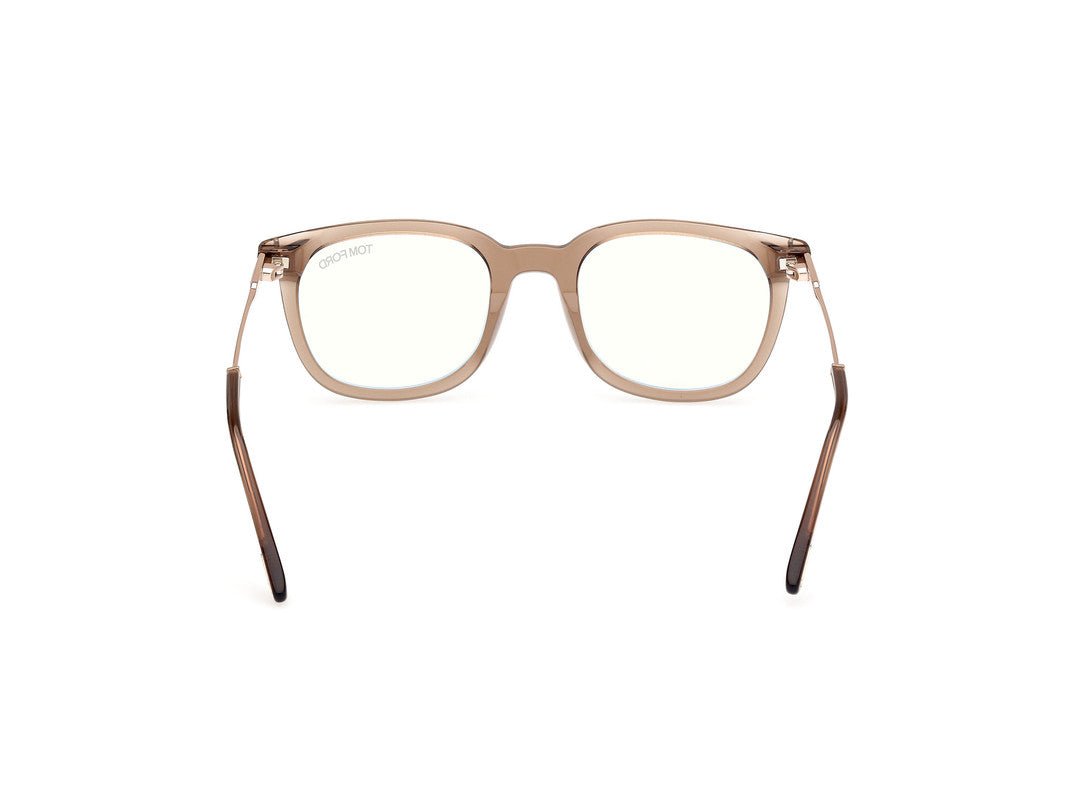 Shiny Light Brown Male Glasses Tom Ford 889214443595