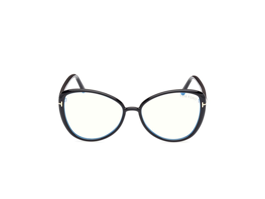 Shiny Black Female Glasses Tom Ford 889214443694