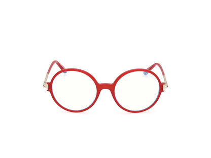 Shiny Light Red Female Glasses Tom Ford 889214443984