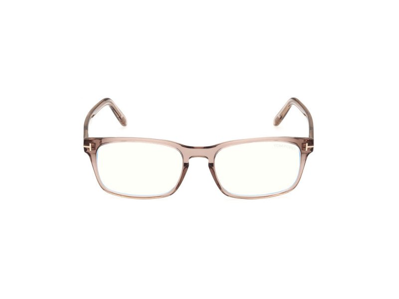 Shiny Beige Male Glasses Tom Ford 889214488510
