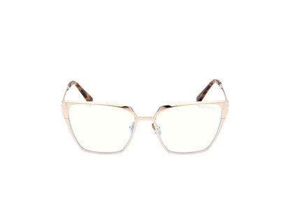 Shiny Rose Gold Female Glasses Tom Ford 889214488749