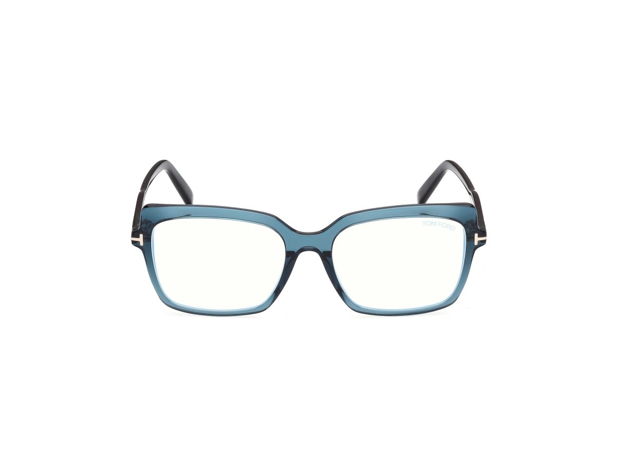 Shiny Blue Female Eyeglasses Tom Ford 889214683915