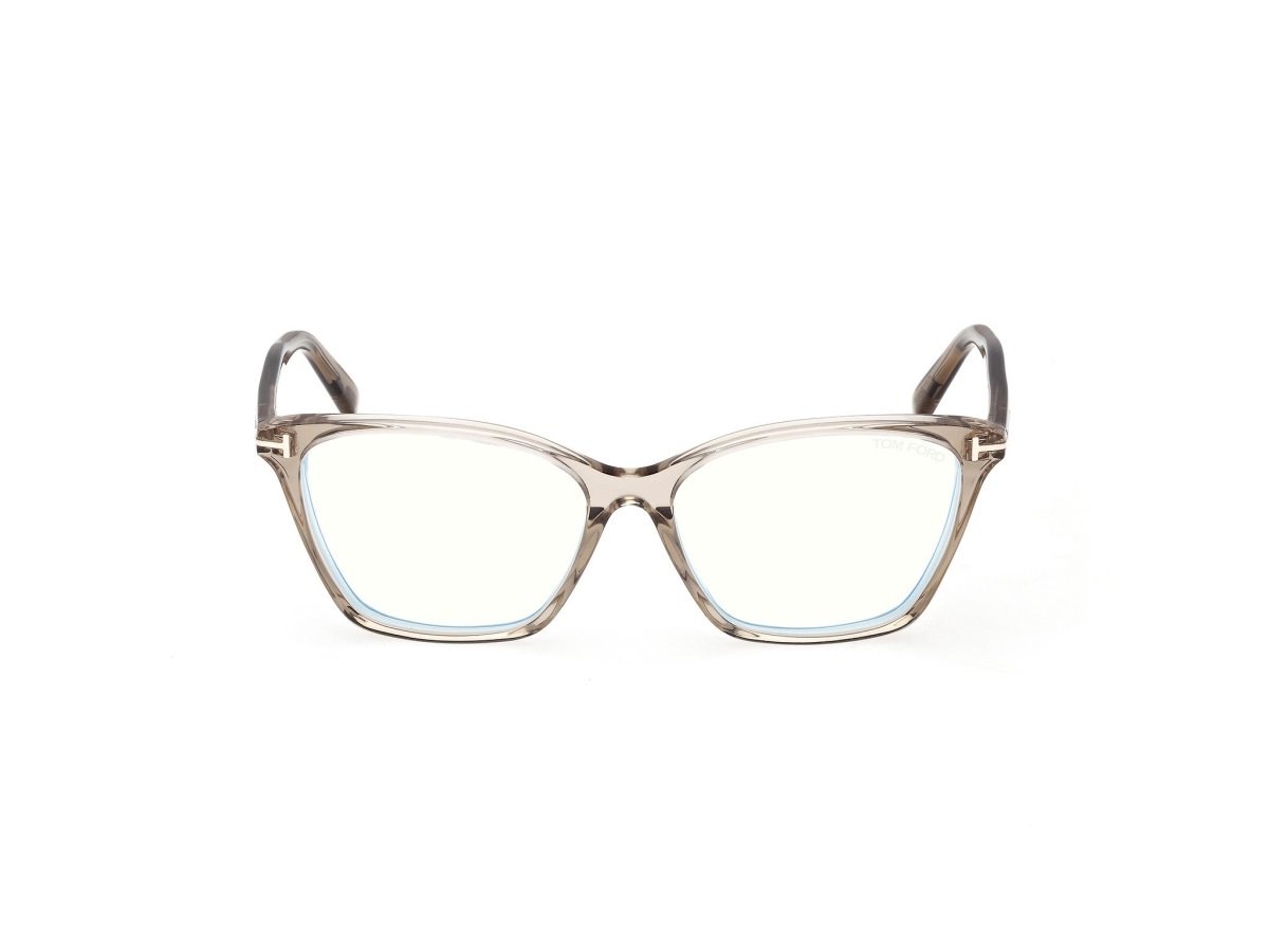 Shiny Light Brown Female Eyeglasses Tom Ford 889214637659