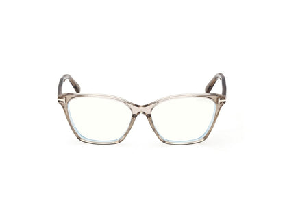 Shiny Light Brown Female Eyeglasses Tom Ford 889214637659