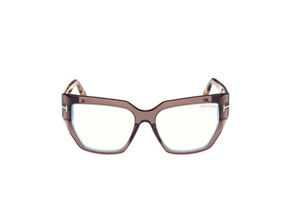 Shiny Dark Brown Female Glasses Tom Ford 889214488947