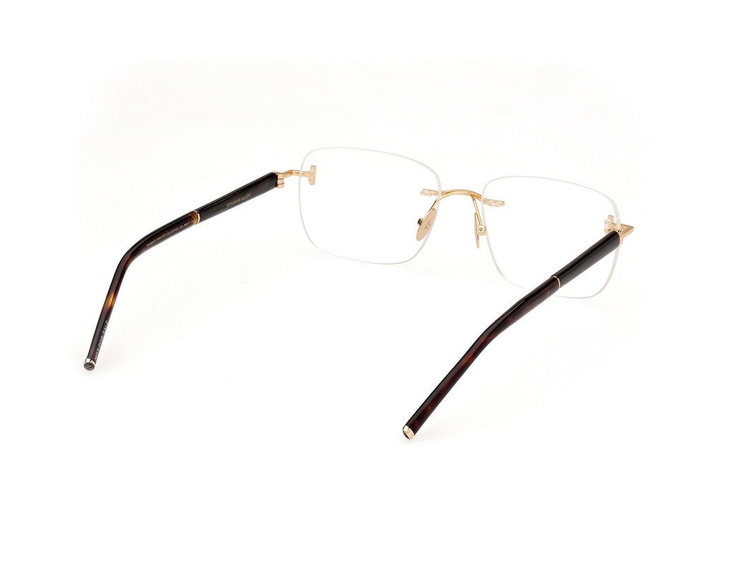 Shiny Deep Gold Male Glasses Tom Ford Private Collection 889214496959