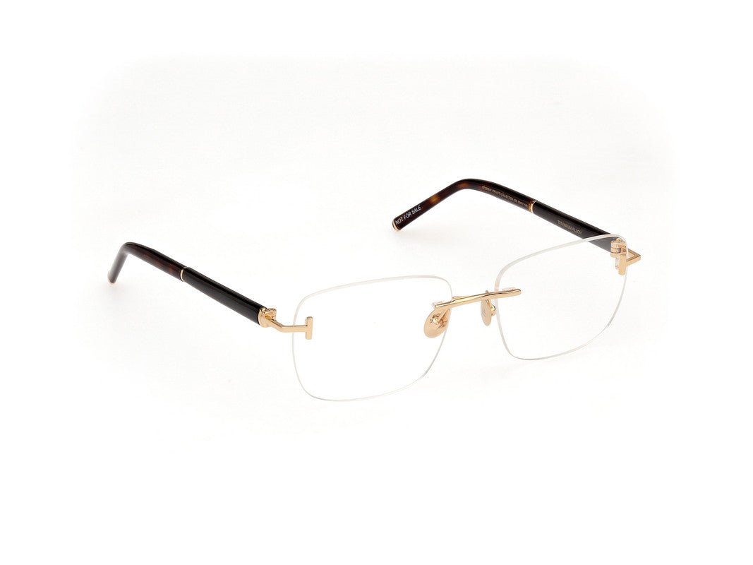 Shiny Deep Gold Male Glasses Tom Ford Private Collection 889214496959