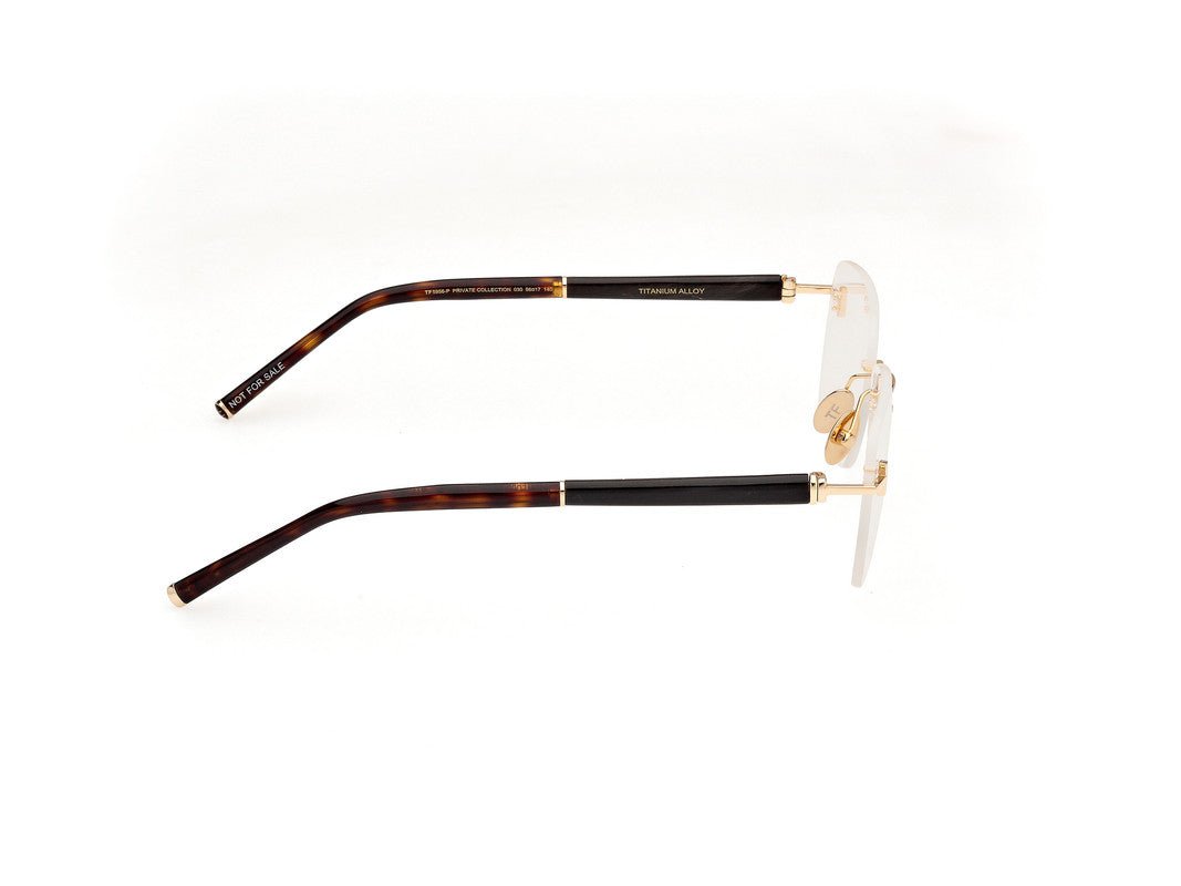 Shiny Deep Gold Male Glasses Tom Ford Private Collection 889214496959
