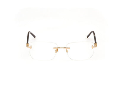 Shiny Deep Gold Male Glasses Tom Ford Private Collection 889214496959