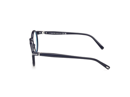 Shiny Blue Male Glasses Tom Ford 889214522504