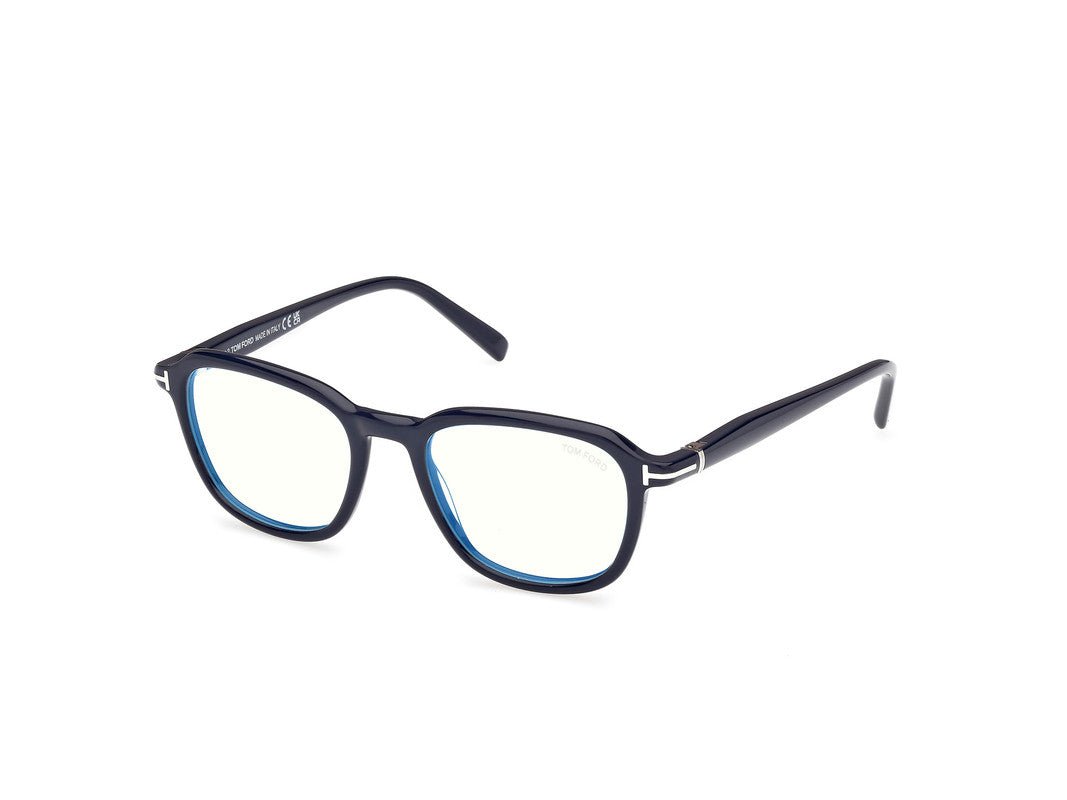 Shiny Blue Male Glasses Tom Ford 889214522542