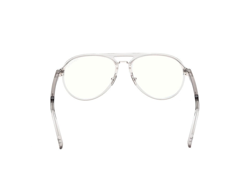 Shiny Grey Male Glasses Tom Ford 889214522559
