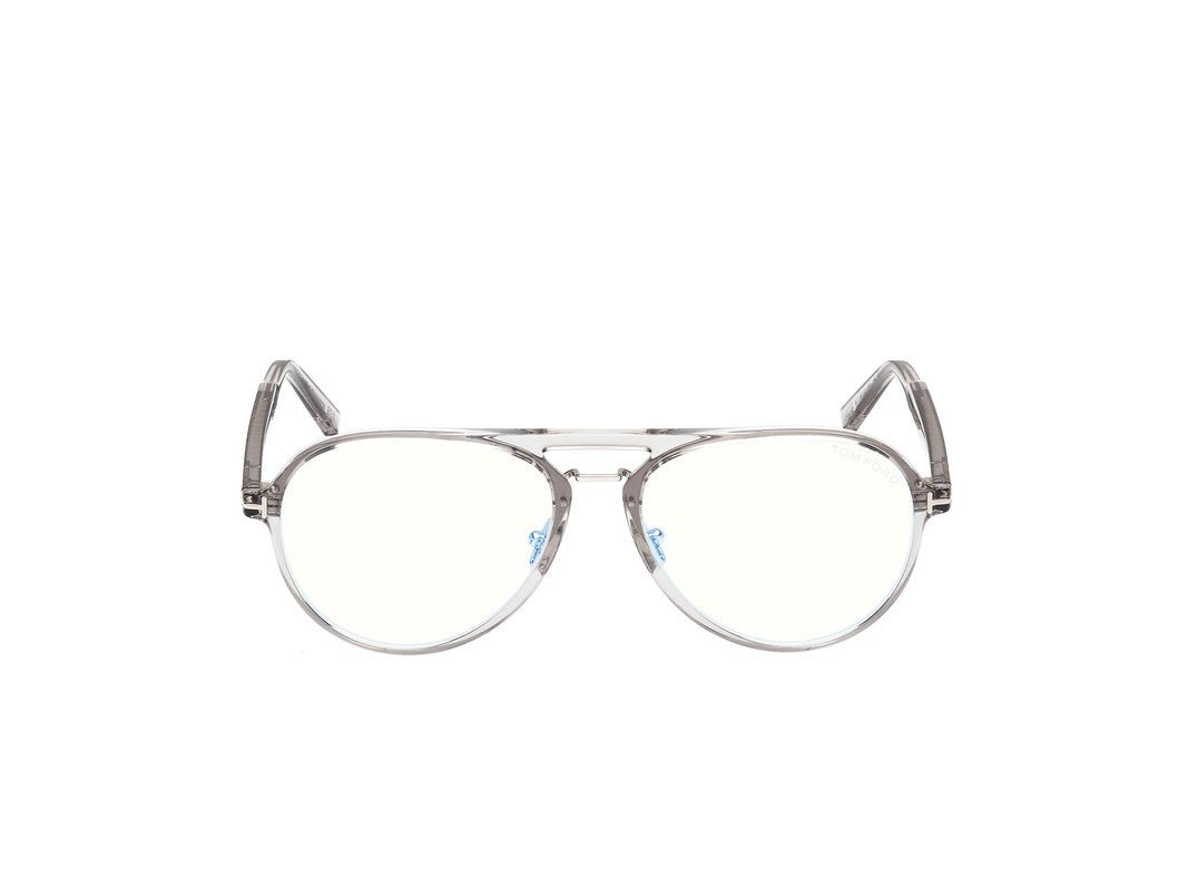 Shiny Grey Male Glasses Tom Ford 889214522559