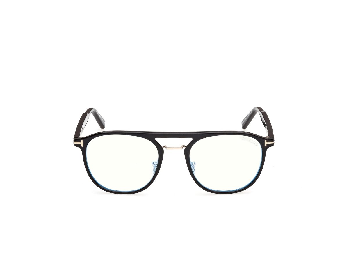 Shiny Black Male Eyeglasses Tom Ford 889214685421