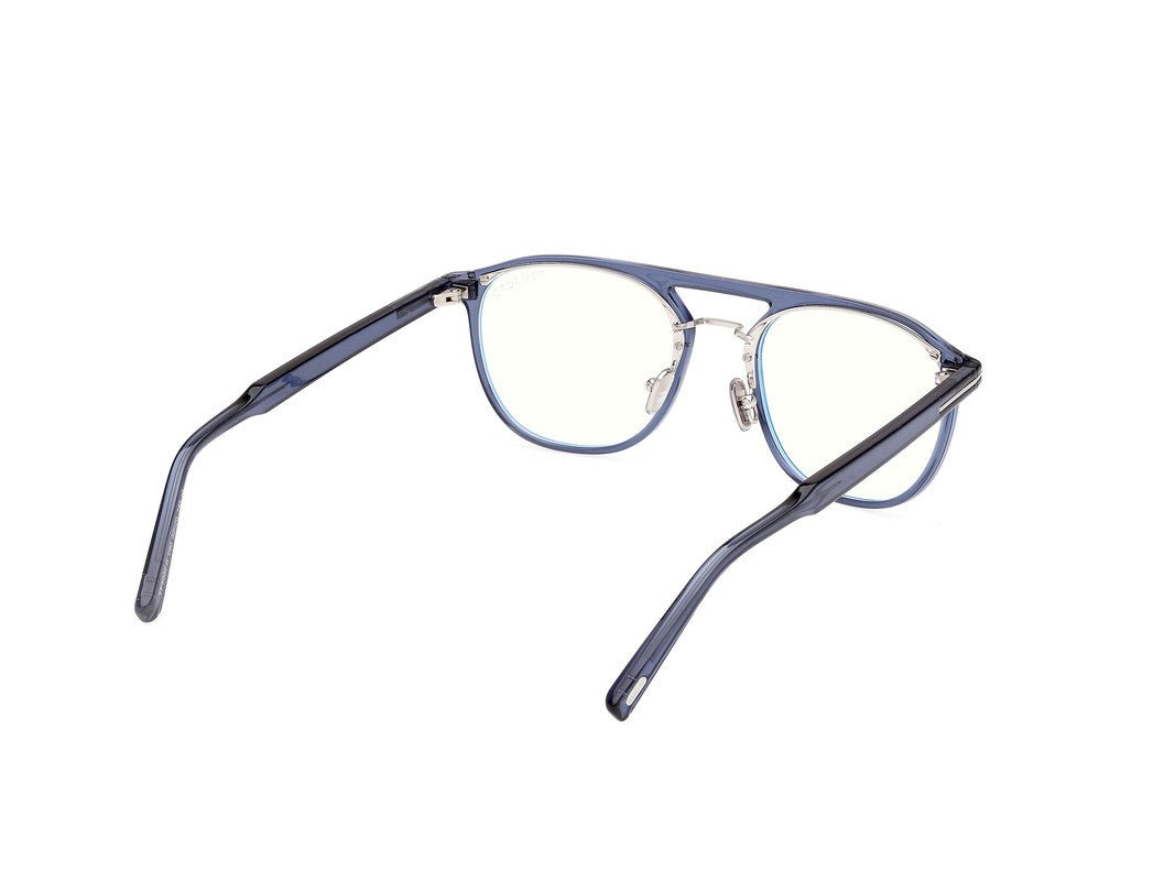 Shiny Blue Male Glasses Tom Ford 889214522603