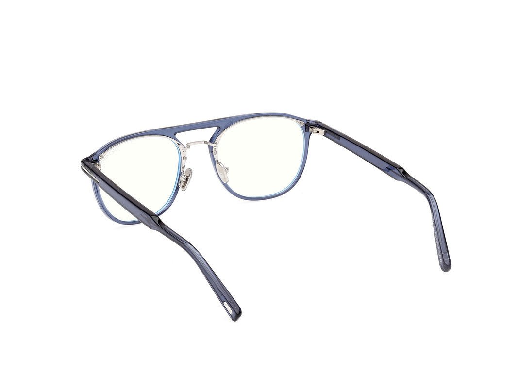 Shiny Blue Male Glasses Tom Ford 889214522603