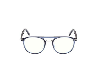 Shiny Blue Male Glasses Tom Ford 889214522603