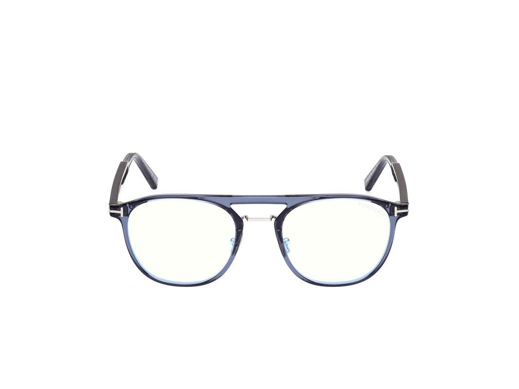 Shiny Blue Male Glasses Tom Ford 889214522603