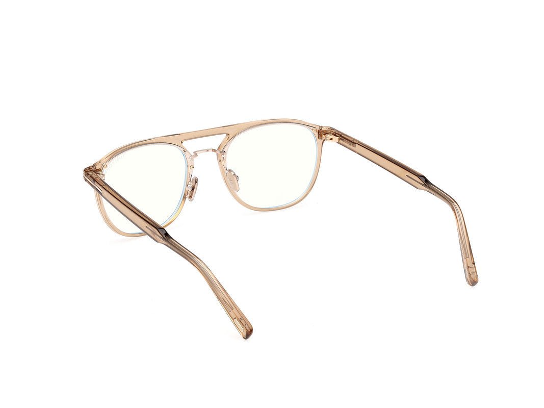 Shiny Light Brown Male Glasses Tom Ford 889214522597