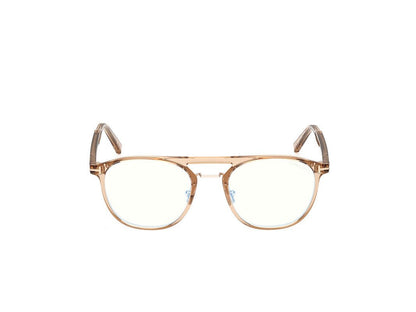 Shiny Light Brown Male Glasses Tom Ford 889214522597