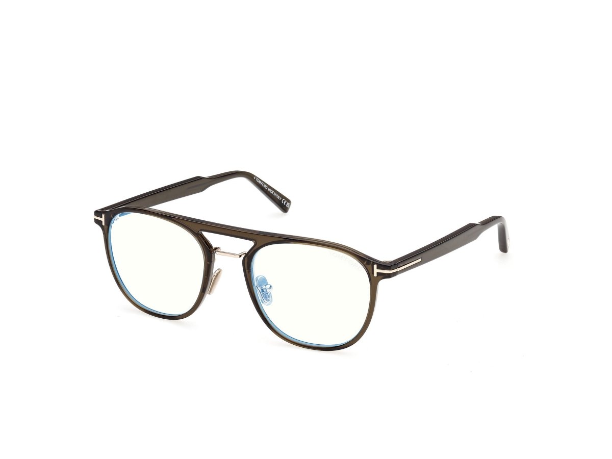 Dark Green Male Eyeglasses Tom Ford 889214685438
