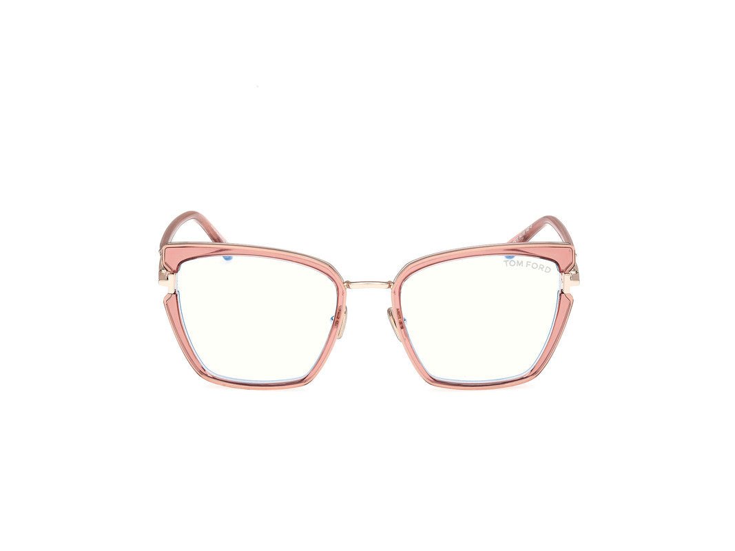 Shiny Light Pink Female Glasses Tom Ford 889214522641
