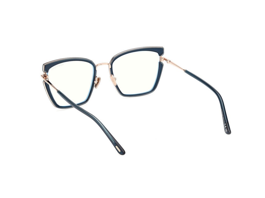 Shiny Light Blue Female Glasses Tom Ford 889214522658
