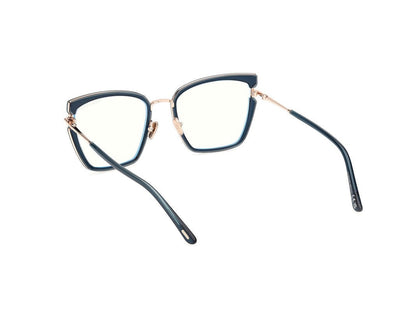 Shiny Light Blue Female Glasses Tom Ford 889214522658