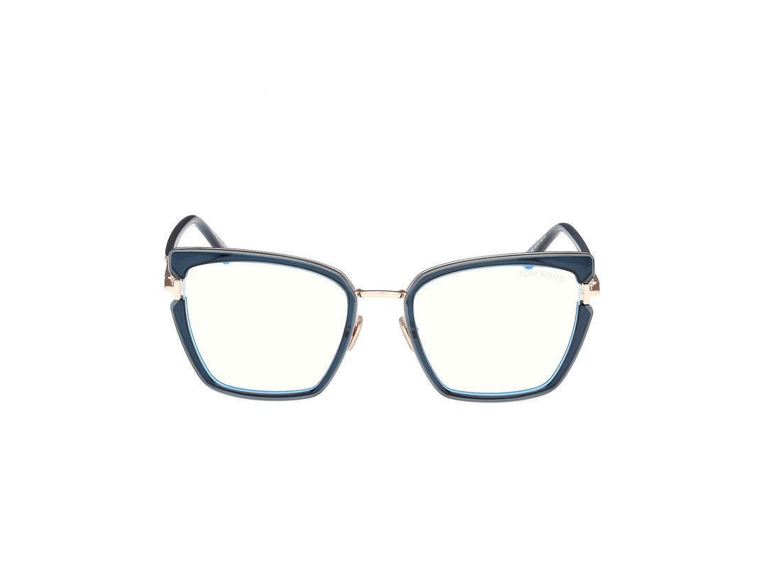 Shiny Light Blue Female Glasses Tom Ford 889214522658
