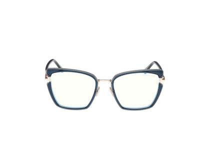 Shiny Light Blue Female Glasses Tom Ford 889214522658