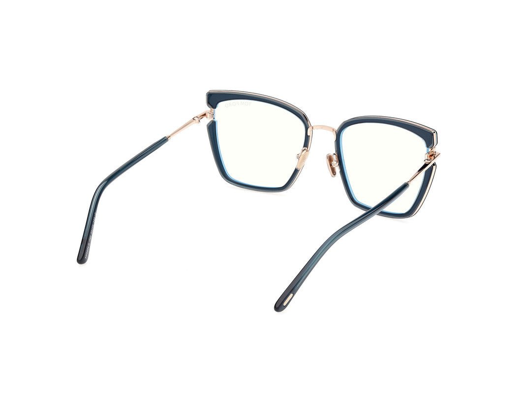 Shiny Light Blue Female Glasses Tom Ford 889214522658