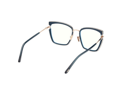 Shiny Light Blue Female Glasses Tom Ford 889214522658