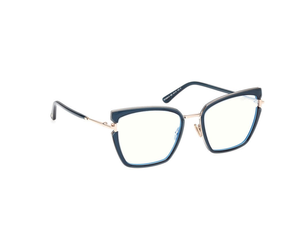 Shiny Light Blue Female Glasses Tom Ford 889214522658