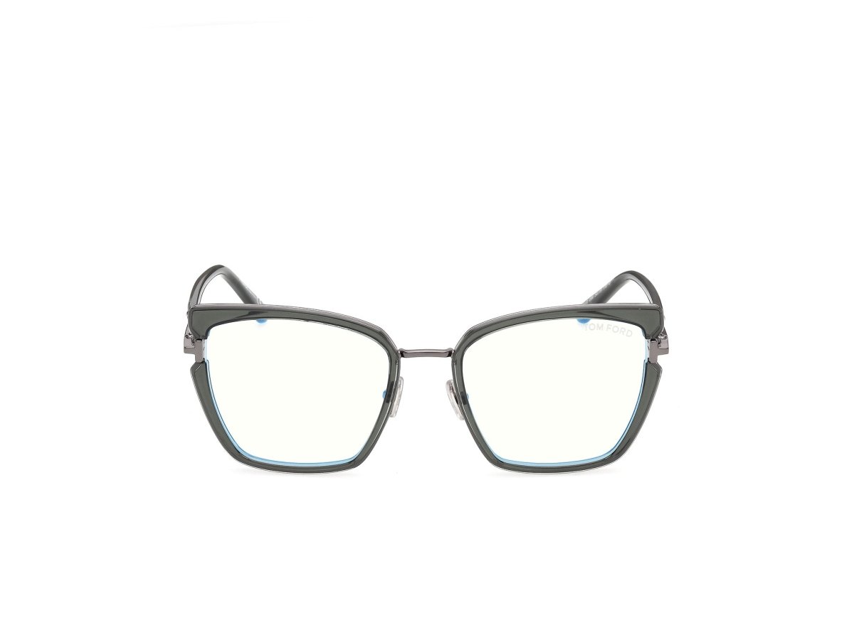 Shiny Dark Green Female Eyeglasses Tom Ford 889214685186